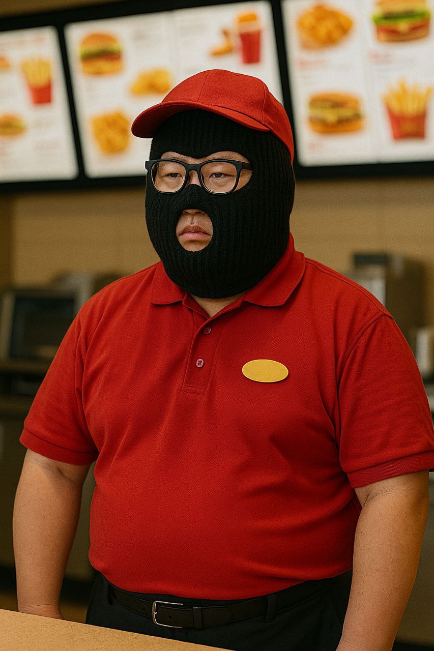 Kim With Mask